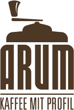 Firmenlogo - Arum Kaffee mit Profil